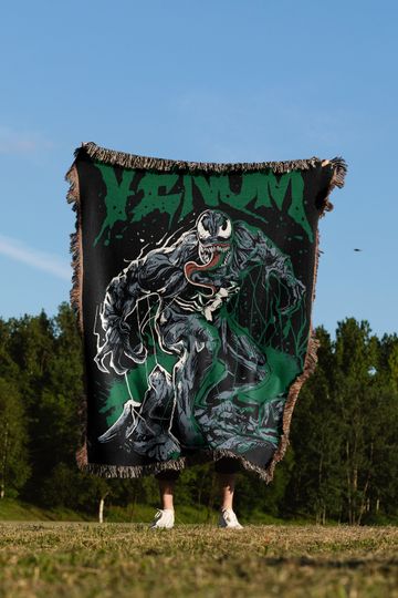 Venom Woven Cozy Blanket