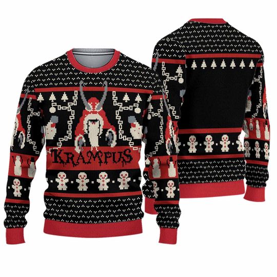Krampus Knit Ugly Christmas Sweater