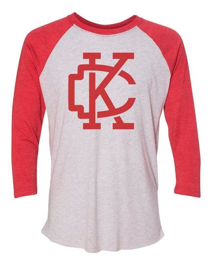KC Unisex 3\4 Sleeve Baseball Tee