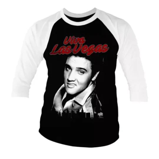 Elvis Presley Unisex 3\4 Sleeve Baseball Tee