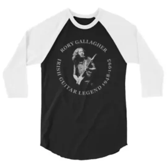 Rory Gallagher Irish Guitar Legend 3/4 sleeve shirt