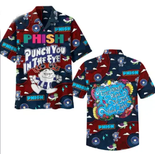 Phish Punch You In The Eye Hawaiian Shirt Short Sleeves Unisex