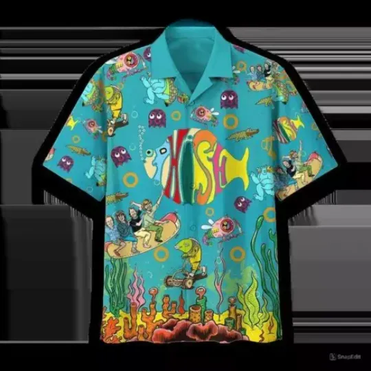 Phish Rock Band Come Waste Your Time With Me Hawaiian Shirts