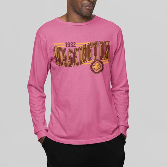Washington Football Retro Crewneck Long Sleeve, Commander Retro Comfort Colors Shirt, Wash Unisex Shirt, Game Day TShirt, Commander Fan Gift