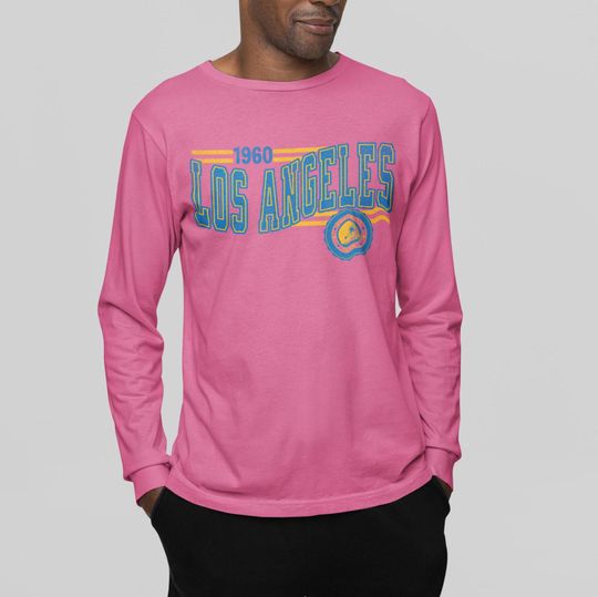 Los Angeles Football Retro Crewneck Long Sleeve, Charger Retro Comfort Colors Shirt, LA Unisex Shirt, Game Day T-Shirt, Charger Fan Gift
