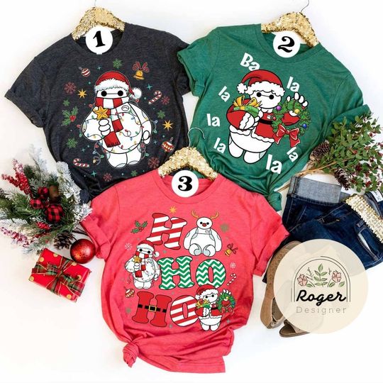 Baymax Disney Christmas Shirt, Baymax Big Hero 6 Christmas shirt, Mickey's Very Merry Christmas sweatshirt, Ho ho ho Christmas sweatshirt