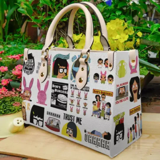 Bobs Burgers bag for women, funny character, Christmas Bobs Burger bag