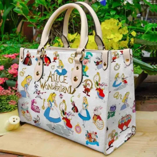 Alice In Wonderland Christmas,Handbag,Shoulder Bag, Bag Gift,Kid Lunch Bag