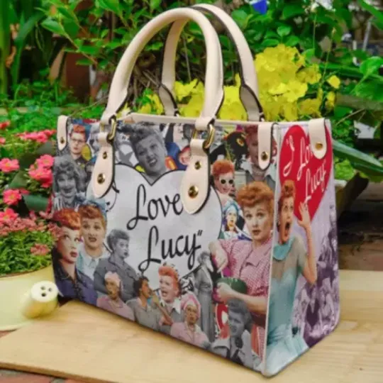 I love lucy bag i love lucy Lucy Christmas, Gift Christmas, Leather Bag
