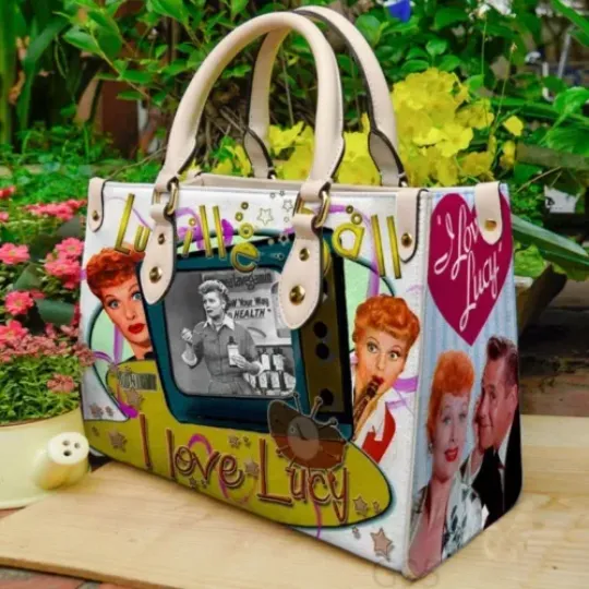 I love lucy bag i love lucy Lucy Christmas, Gift Christmas, Leather Bag