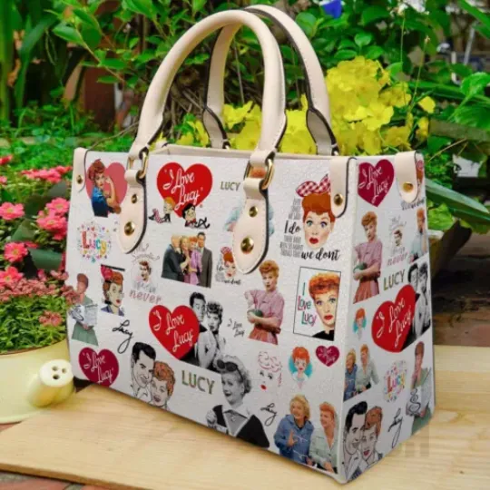 I love lucy bag i love lucy Lucy Christmas, Gift Christmas, Leather Bag