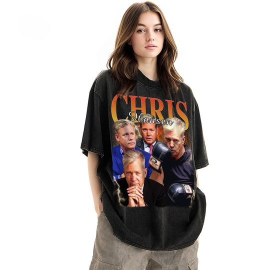 Limited Chris Hansen Vintage Unisex Shirt, Actor Homage tee, 90s retro design graphic T-Shirt: Ideal Gift for Him and Her