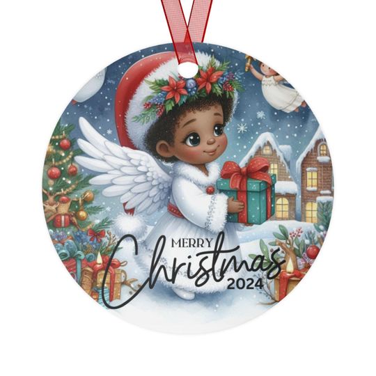 Cute boy angel Christmas Ornament | Christmas Decor | Home Decor