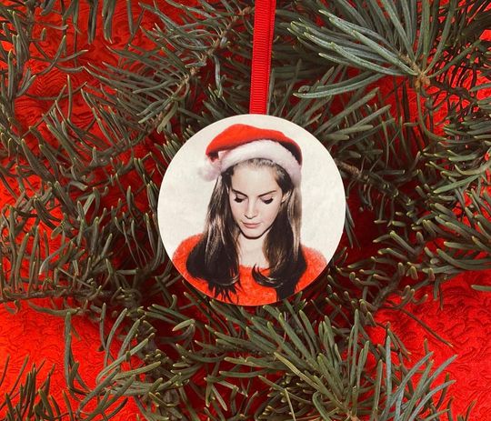 Lana Del Rey Christmas Tree Ornament | Christmas Decor | Home Decor