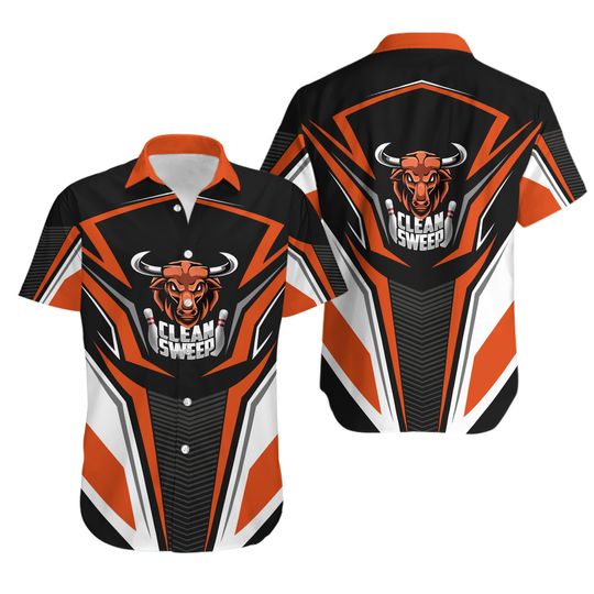 Clean Sweep Buffalo Bowling Hawaiian Shirt, Father's Day Gifts