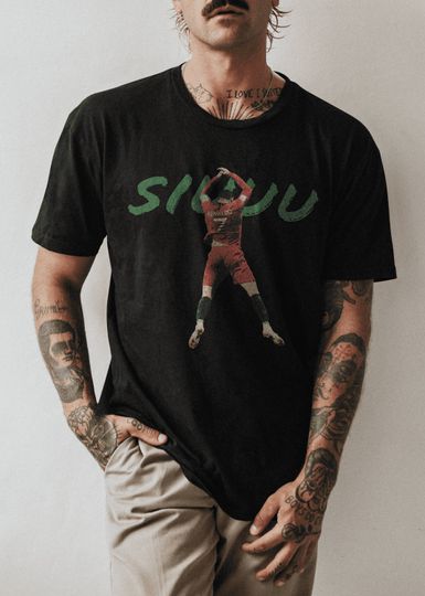 Siuuu - Cristiano Ronaldo, Portugal, Euro 24, Unisex, Soccer T-Shirts, Football T-Shirts, Distressed Graphic Style T-Shirt, Soccer Tees