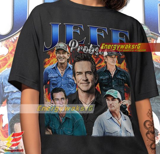Limited Jeff Probst Shirt,  Jeff Probst Presenter Homage Shirt, Jeff Probst Vintage Shirt, Television Presenter Tee, Jeff Probst Tv Show