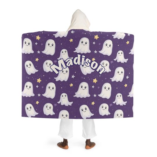 Halloween Hooded Blanket,  Hooded Blanket, Girl Gift