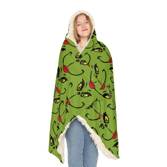 Funny character Hooded Blanket | Winter | Christmas Gift