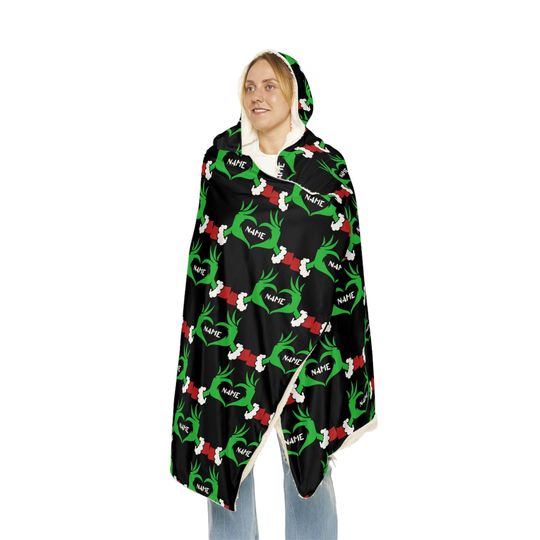 Funny character Hooded Blanket | Winter | Christmas Gift