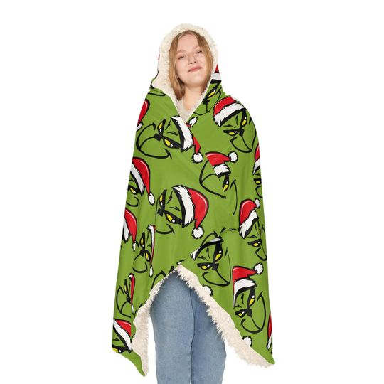 Funny character Hooded Blanket | Winter | Christmas Gift