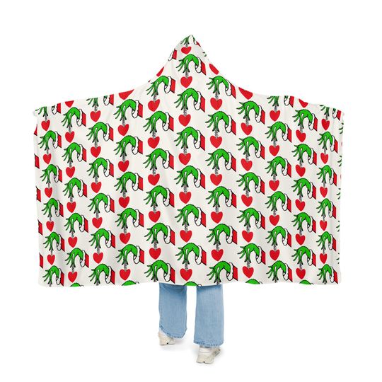 Funny character Hooded Blanket | Winter | Christmas Gift