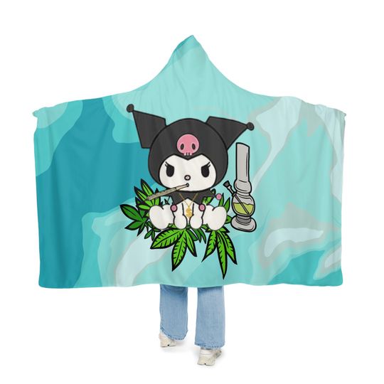Kuromi Hooded Blanket | Winter | Christmas Gift