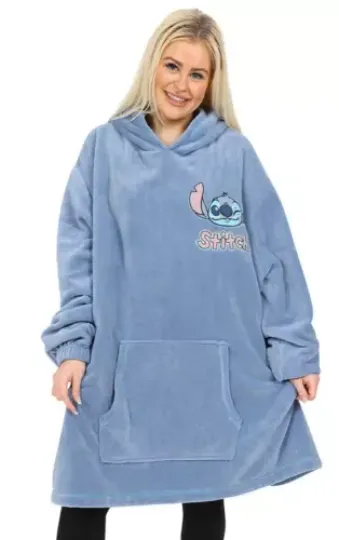 Womens Lilo and Stitch Oversized Hoodie Blanket