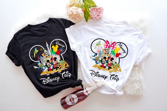 Custom Disney Trip 2025 Shirts, Disney Vacation T-shirt, Disney Family Matching Shirts, Disneyland Shirts, Magic Kingdom Shirt, Disney Squad