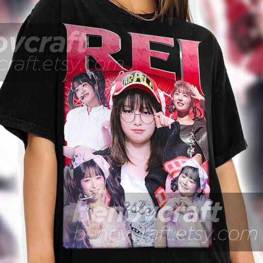 IVE Rei Retro 90s Bootleg T-shirt, IVE Shirt, KPOP T-shirt and Gift For Her or Him