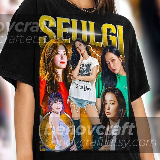 Red Velvet Seulgi Retro 90s Vintage Bootleg T-shirt, Red Velvet Shirt, KPOP T-shirt and Gift For Her or Him