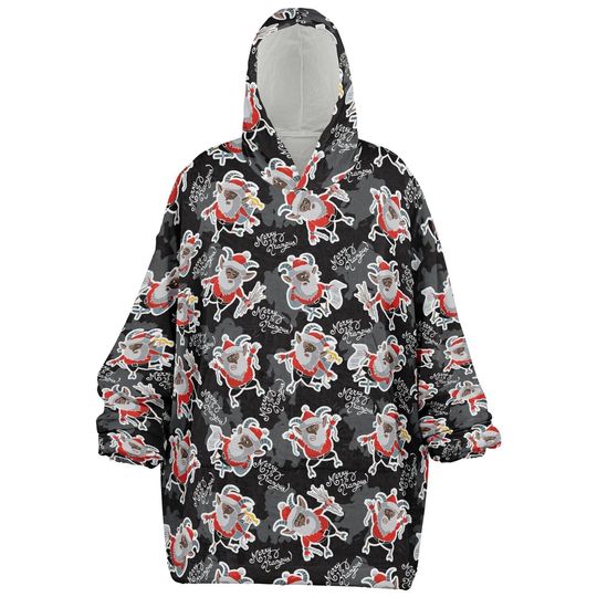 Merry Krampus Blanket Hoodie | Christmas Gift | Winter Wear