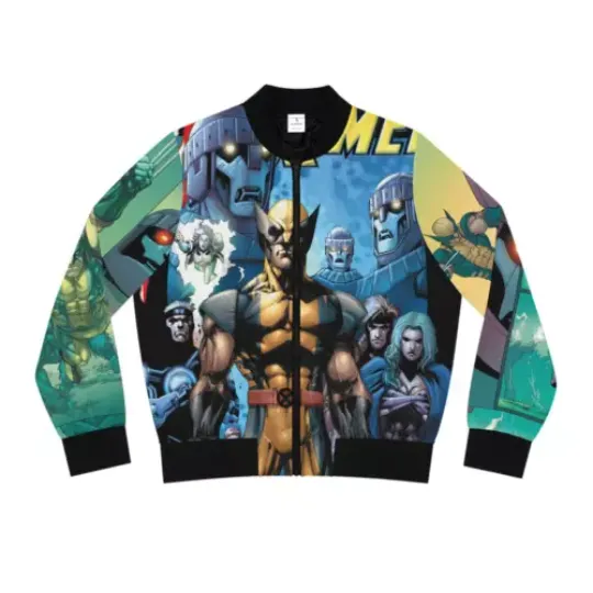 Wolverine X-Men Animated Series 90's Comic Book X-men 97 Bomber Jacket
