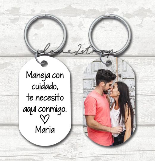 Maneja Con Cuidado Keychain, Drive Safe Espaol, Spanish Drive Safe, Maneja Con Cuidado Llavero, Maneja Con Cuidado Te Necesito Aqu Conmigo