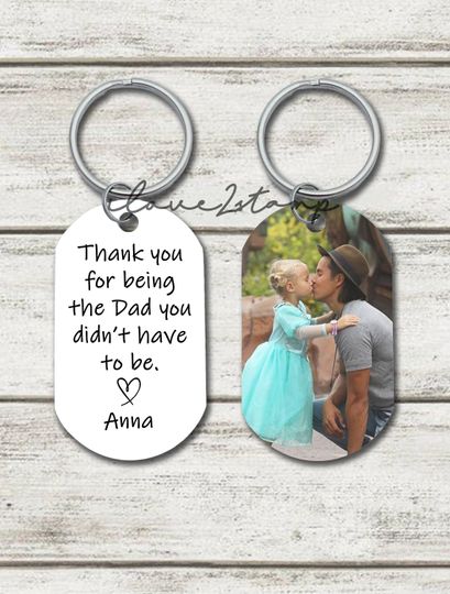 Bonus Dad Gift, The Dad You Didn't Have To Be, Step Dad Fathers Day Gift, Custom Gift for Step Dad Birthday Gift, Stepdad Thank You Gift
