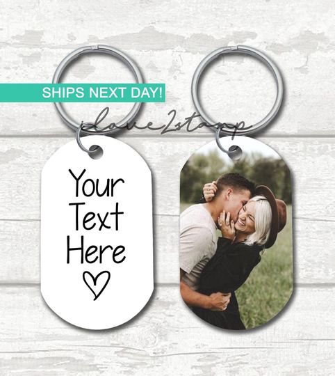 Picture Keychain, Custom Photo Gifts, Keychain For Boyfriend, Fast Shipping Gifts, Personalized Gifts For Men, Anniversary Gift For Her