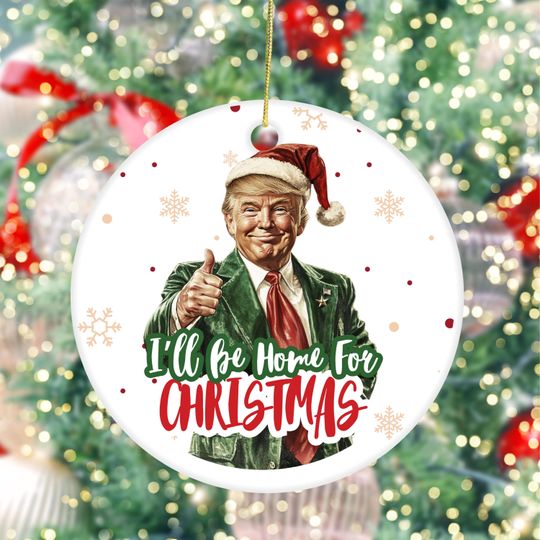 Trump Ornament | Trump Merch | Trump Merchandise | Trump Era | Trump Gift | President Trump | Trump Christmas | Trump Decor