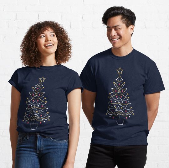 Sequin Christmas Tree Classic T-Shirt