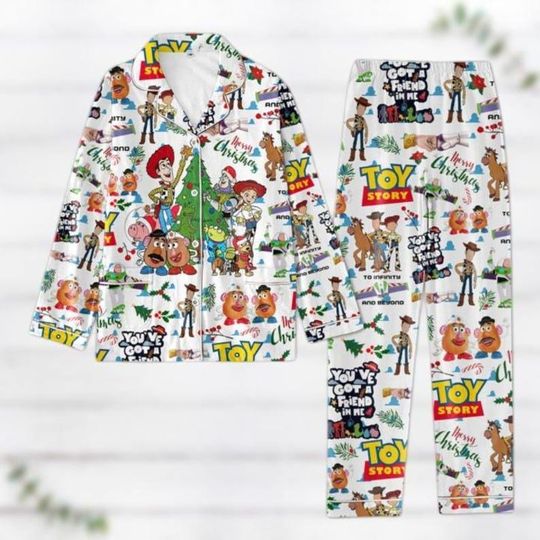 Christmas Toy Story Group Matching Family Pajamas, Disney Tory Story Pajamas Set, Woody Buzz Lightyear Jessie Shirt,Magic Kingdom Shirt