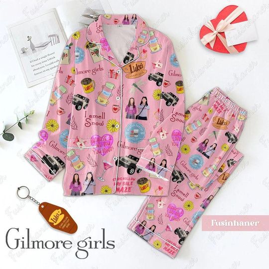 Gilmore Girls Pajamas Set, Gilmore Girls Women's Pajamas