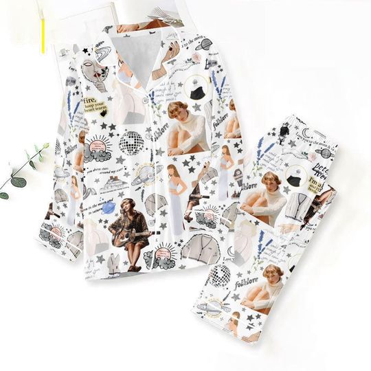 Swift versions Eras Tour Pajamas Set, Gift For Family Christmas Pajamas Set