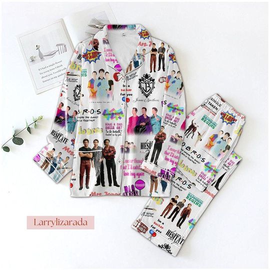 Jonas Brothers Pajamas Set, Jonas Tour Night Pajamas, Joe Jonas Pajamas