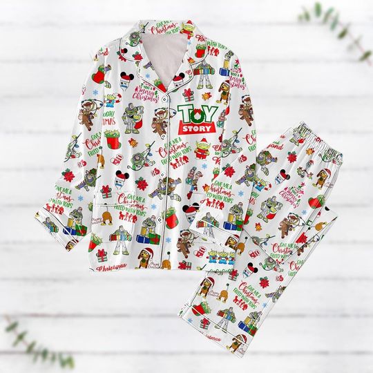 Christmas Toy Story Pajamas Set, Toy Story Friends Matching Pajamas, Woody Buzz Lightyear Midnight Shirt, Disney Movie Holiday Pajamas