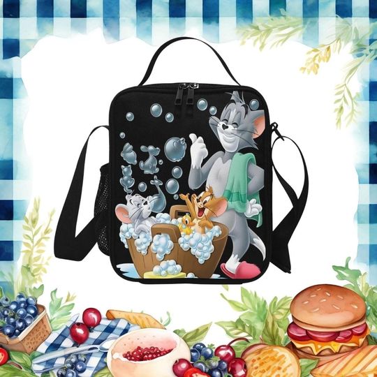 Character cat and mouse Crossbody Bag
