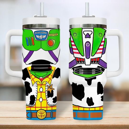 Toy Story Land Cosplay 40oz Tumbler, Toy Story Costume Tumbler Cup, Buzz Lightyear Tumbler, Disney Cast Member Tumbler, Christmas Gift