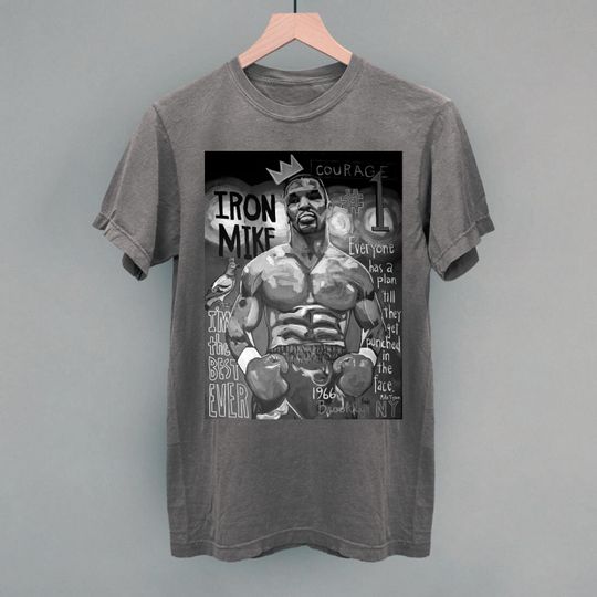 Mike Tyson Comfort Colors Shirt, Iron Mike Tyson Shirt, Mike Tyson Sweatshirt, Boxing Graphic Tee, Vintage Streetwear, Retro Boxing Shirt