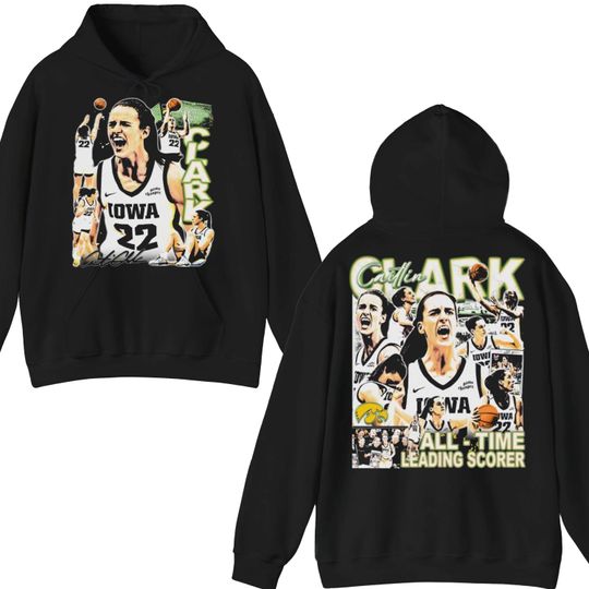 Fever Shirt Caitlin Clark Double Sided Hoodie