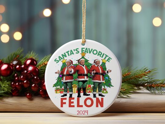 Trump Ornament,Trump Election Result won Ornament, Christmas trump Ornament Trump Gift for christmas Republican gift
