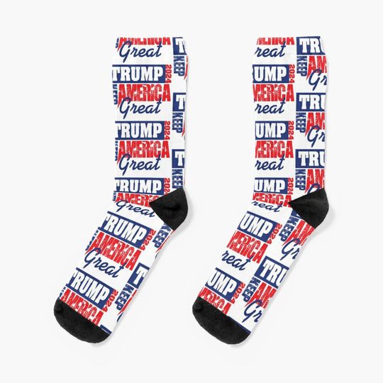 Trump 2024 Keep America Great Socks