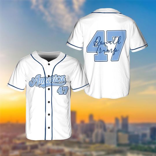 Donald Trump Won Again Jersey, Trump 47th President Jersey, Trump We Won Jersey, Election Winner President Shirt, Maga Usa Baseball Jersey